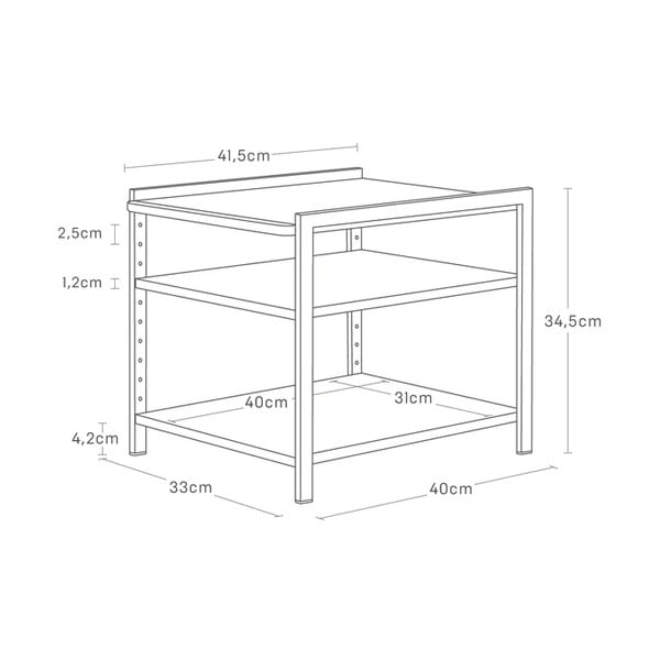 Kovinska dodatna kuhinjska polica Tower – YAMAZAKI-image-4