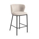 Bež barski stol (višina sedeža 65 cm) Ciselia – Kave Home
