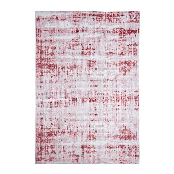 Rdeče-siva preproga Floorita Abstract, 80 x 150 cm