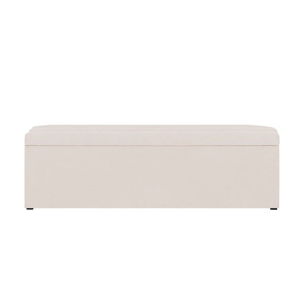 Kremasta otomanska omara s shranjevanjem Cosmopolitan Design LA, 180 x 47 cm-image-1