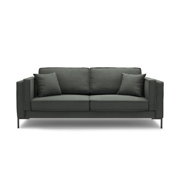 Temno siva zofa Milo Casa Attilio, 160 cm
