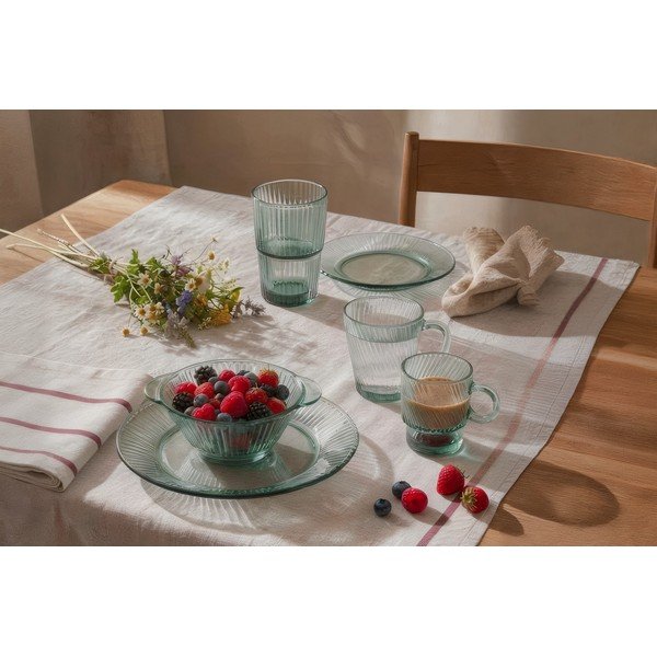 Zelena steklena skodelica 430 ml Verde – Orion-image-1