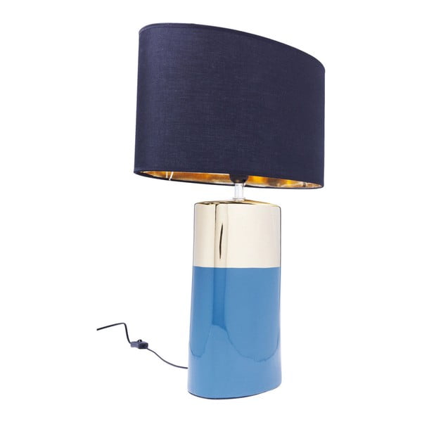 Modra namizna svetilka Kare Design Zelda, višina 63,5 cm