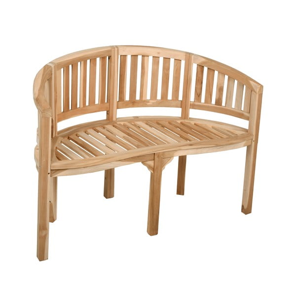 Vrtna klop iz masivnega lesa v naravni barvi Ambon – Garden Pleasure