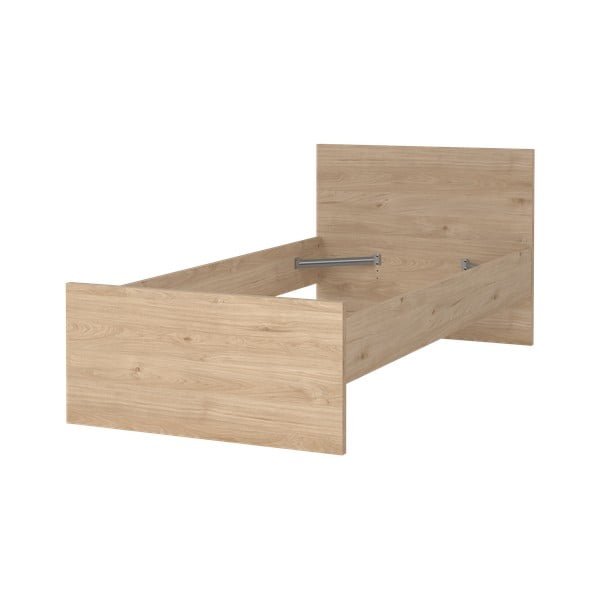 Postelja v hrastovem dekorju 90x190 cm Naia – Tvilum-image-3