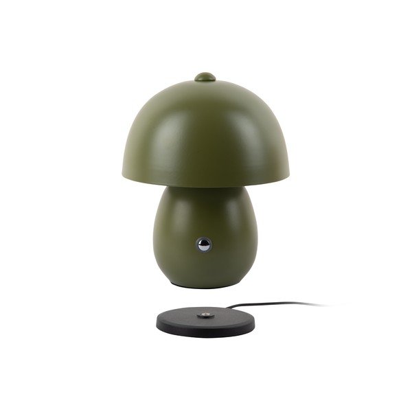 Temno zelena LED namizna svetilka s kovinskim senčilom (višina 18 cm) Mono LED – Leitmotiv-image-1