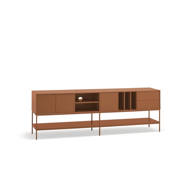 Opečnato oranžna TV omarica 220x74x45 cm Platt – Teulat-image-3