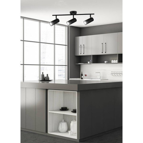 Črno kovinsko točkovno svetilo 9x56 cm Colly – Candellux Lighting-image-1