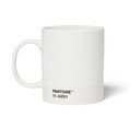 Bela porcelanasta skodelica 375 ml Cortado Cloud Dancer 11-4201  – Pantone