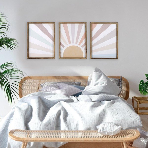 Komplet 3 slik Kate Louise Sunrise, 36 x 48 cm-image-1