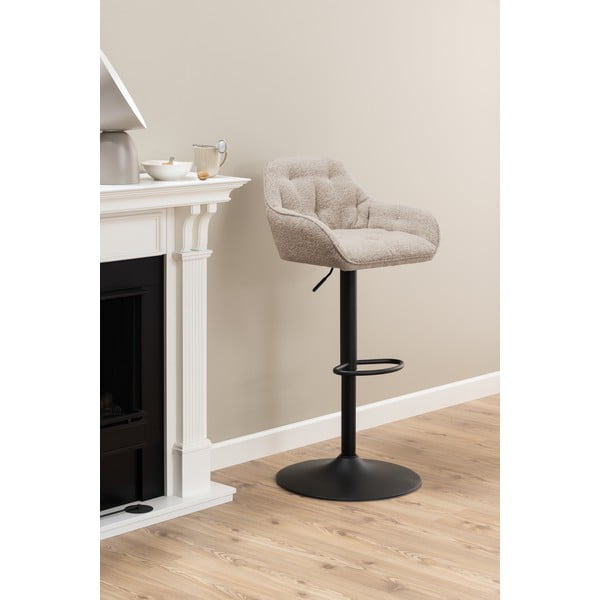 Svetlo sivi vrtljivi barski stoli v kompletu 2 ks 109 cm Brooke – Actona-image-1