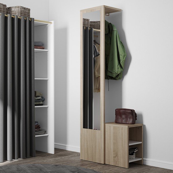 Komplet predsobe v dekorju hrastovega lesa TemaHome Vestibulo-image-1