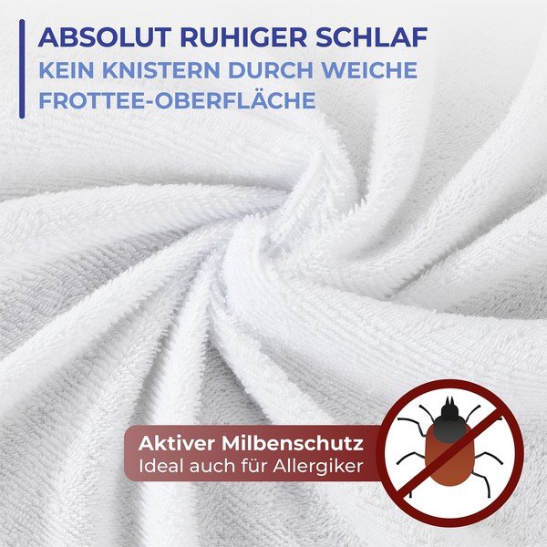 Vodoodporna/antialergijska zaščitna prevleka za vzmetnico 100x200 cm – Maximex-image-3