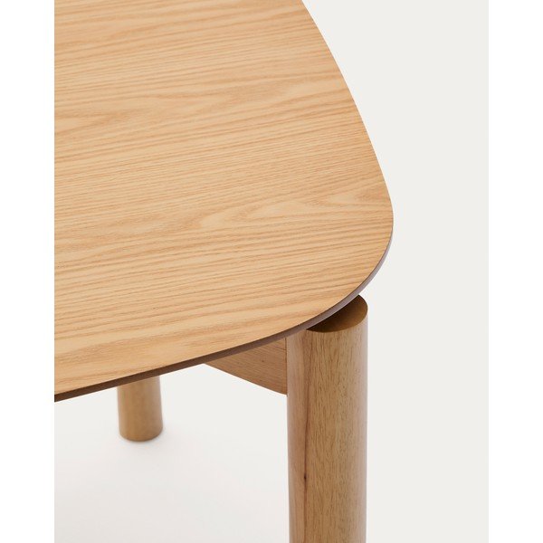 Jedilna miza v jesenovem dekorju 90x160 cm Indara – Kave Home-image-1