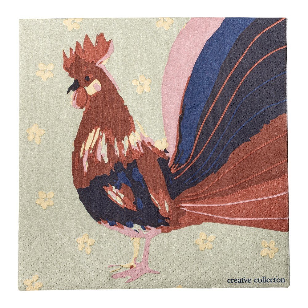 Papirnati prtički v kompletu 20 ks 33x33 cm Hanaia