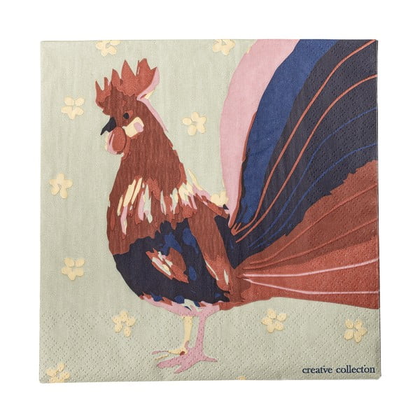 Papirnati prtički v kompletu 20 ks 33x33 cm Hanaia – Bloomingville