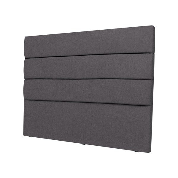Temno sivo vzglavje Mazzini Sofas Pesaro, 200 x 120 cm-image-3