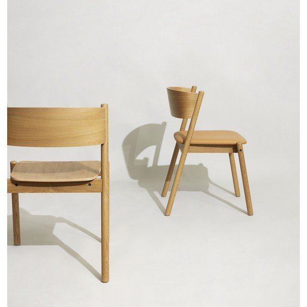 Hrastovi jedilni stoli Oblique - Hübsch-image-1