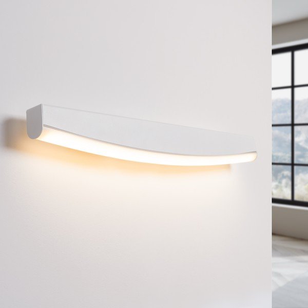 Bela kovinska LED stenska svetilka JORUN – Thoro-image-1
