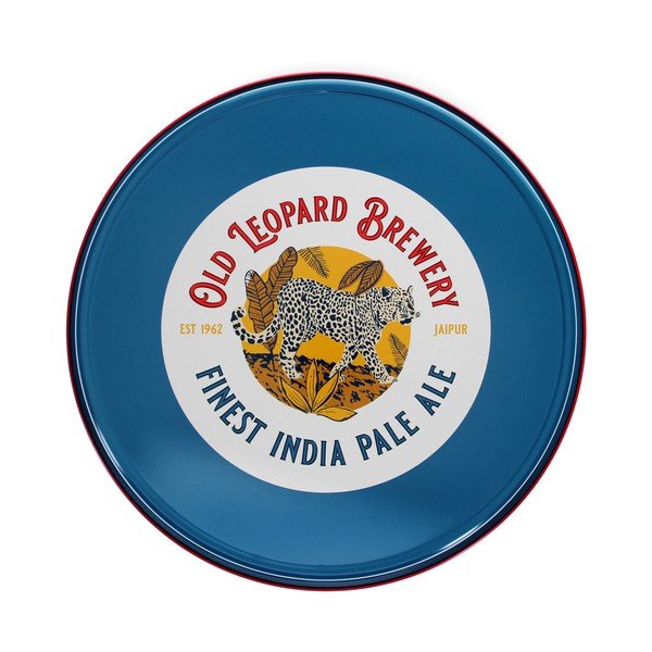 Kovinski pladenj ø 33 cm Old Leopard Brewery – Rex London-image-2