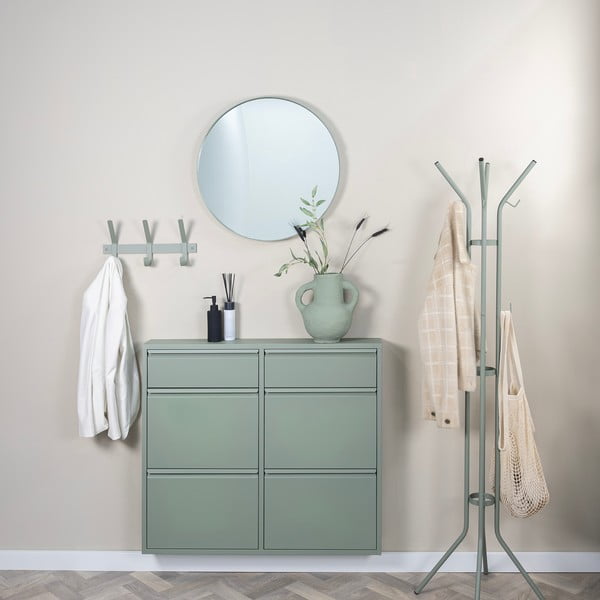 Prašno zelen kovinski obešalnik ø 40x170 cm Jessy – Spinder Design-image-1