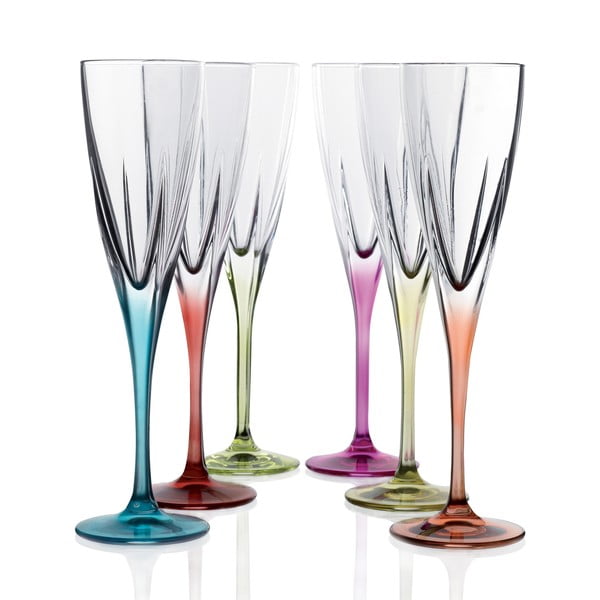 Komplet 6 kozarcev za penino RCR Cristalleria Italiana Gemma-image-1