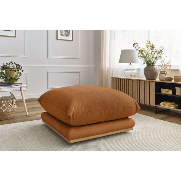 Oranžen tabure Ernest – Bobochic Paris-image-1