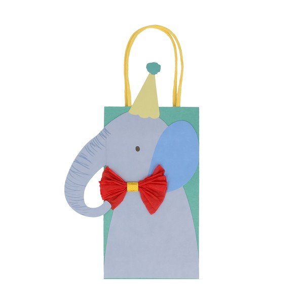 Darilne vrečke v kompletu 8 ks 11x6 cm Animal Parade – Meri Meri-image-4