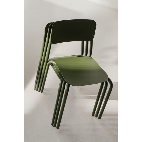 Zelen kovinski vrtni stol Kei – noo.ma-image-4