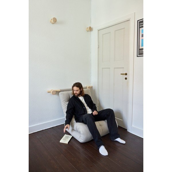 Lanen fotelj v naravni barvi Hooked – Karup Design-image-1