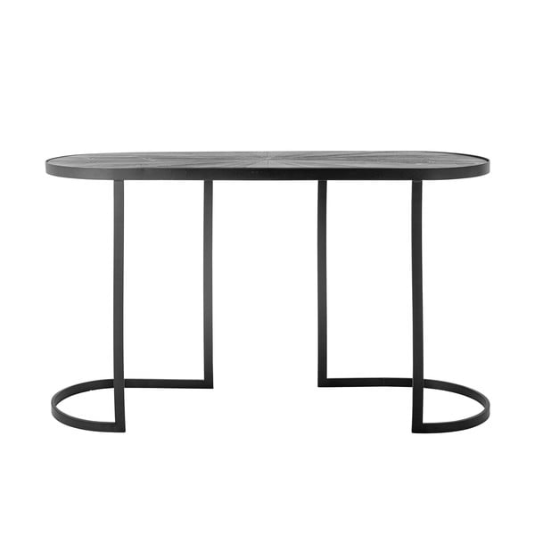 Črna stranska mizica 38,5x110 cm Carter – Bloomingville