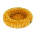 Gorčično rumena odeja za pse ø 40 cm Dog Fantasy Stripe – Plaček Pet Products