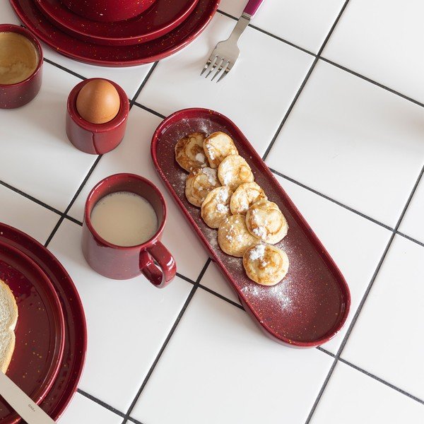 Porcelanast pladenj 10x28,5 cm Fika – ONA-image-1