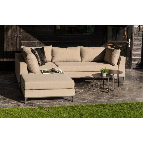 Bež vrtni kavč Exotan Sicilie, levi kot-image-1