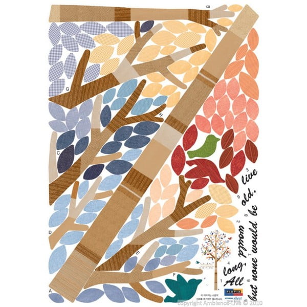 Nalepka Ambiance Tree And Birds-image-1