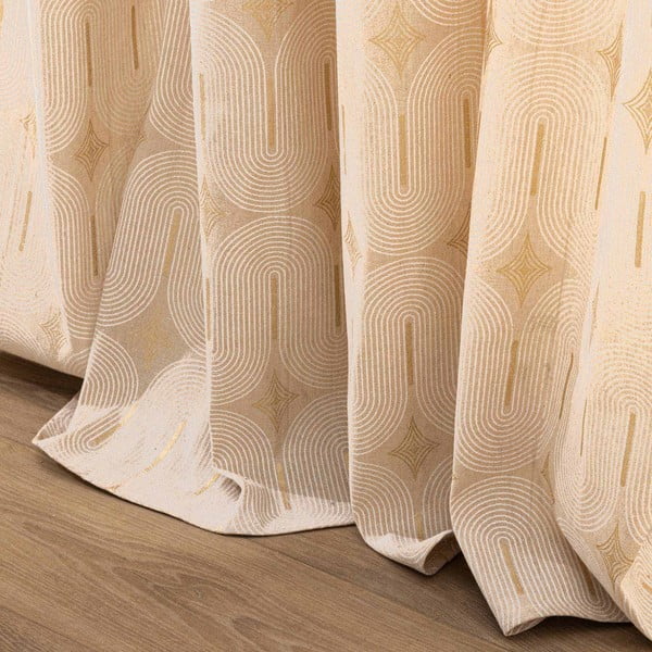 Bež zavesa 140x240 cm Ondine – douceur d'intérieur-image-4