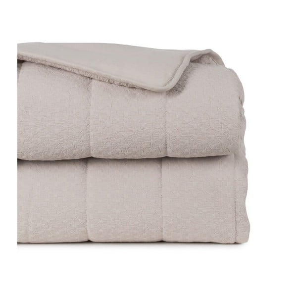 Bež prešito pregrinjalo 240x260 cm – Ixia