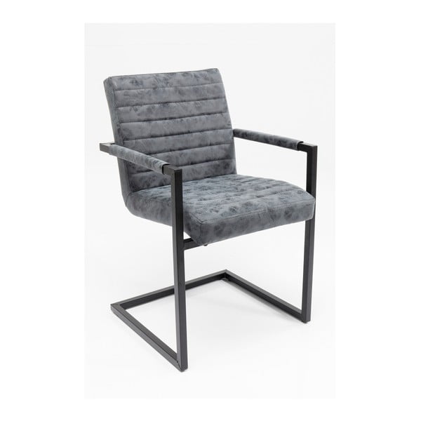 Komplet 2 sivih stolov Kare Design Barone
