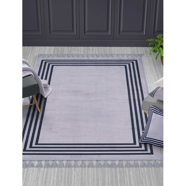 Siva pralna preproga 300x100 cm - Vitaus-image-1