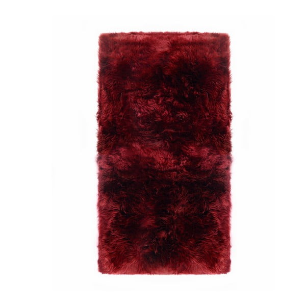 Rdeča preproga iz ovčje kože Royal Dream Zealand Natur, 70 x 140 cm