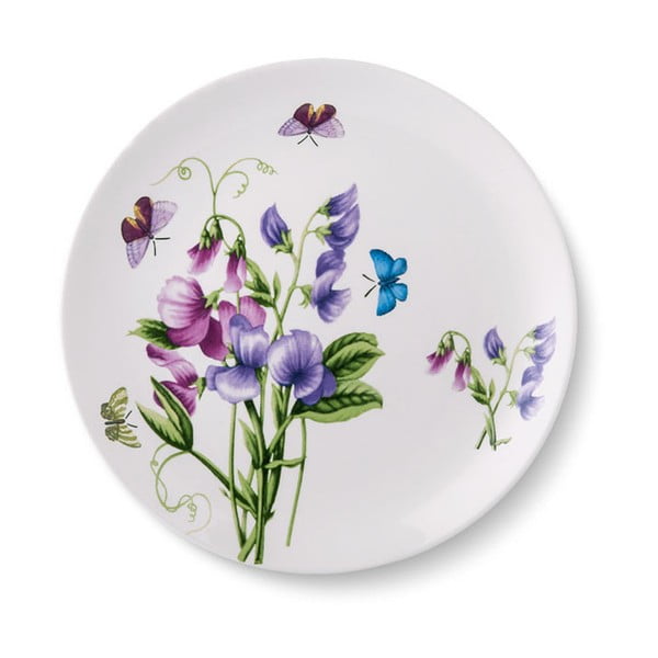 Komplet 6 porcelanskih krožnikov Violet, ⌀ 24 cm