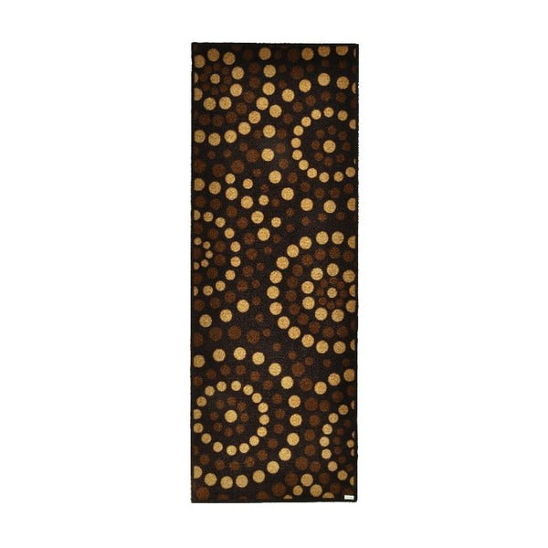 Tekač Hanse Home Dots Brown, 67 x 180 cm