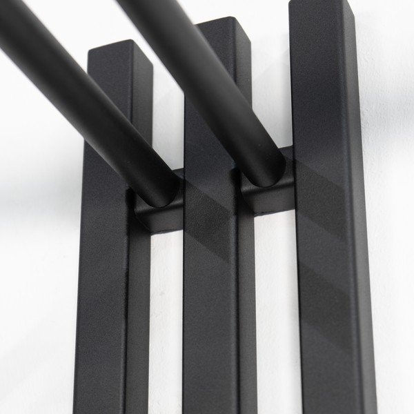 Črn kovinski stenski obešalnik 65 cm Senza – Spinder Design-image-4