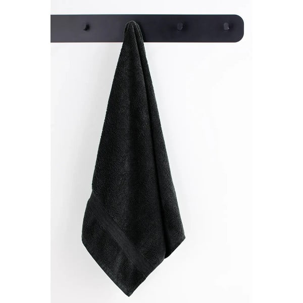 Komplet 2 črnih kopalnih brisač in 4 brisač DecoKing Marina-image-1