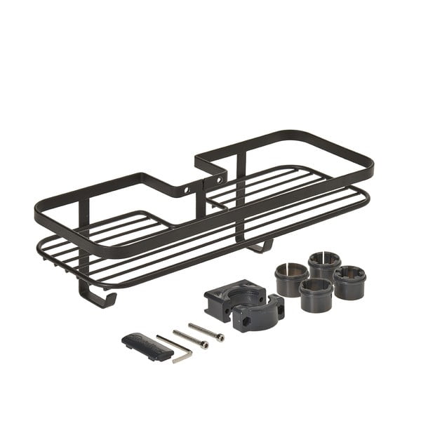 Črna kopalniška polica Metaltex Origin-image-3