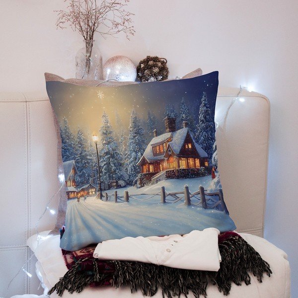 Prevleka za blazino z božičnim motivom 43x43 cm – Mila Home-image-3