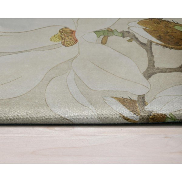 Zeleno-bež tekač135x55 cm Bird - Velvet Atelier-image-3