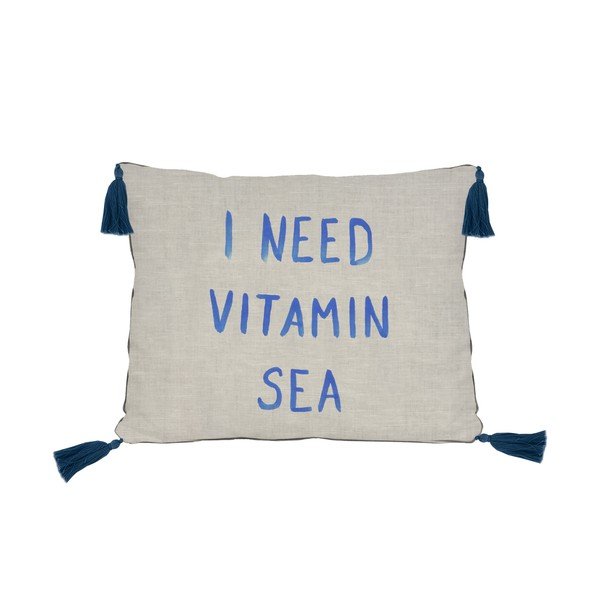 Okrasna blazina iz mešanice lana Little Nice Things Captain, 50 x 35 cm-image-2