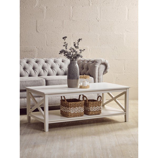 Bela klubska mizica 60x120 cm Heritage – Premier Housewares-image-3