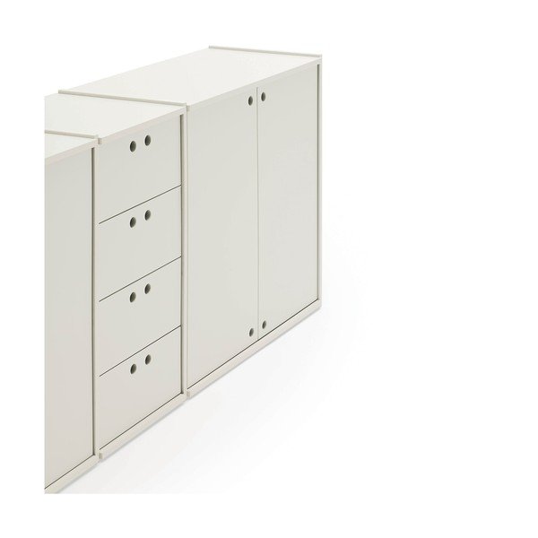 Kremno bela komoda 197x80x40 cm Wally – Teulat-image-3